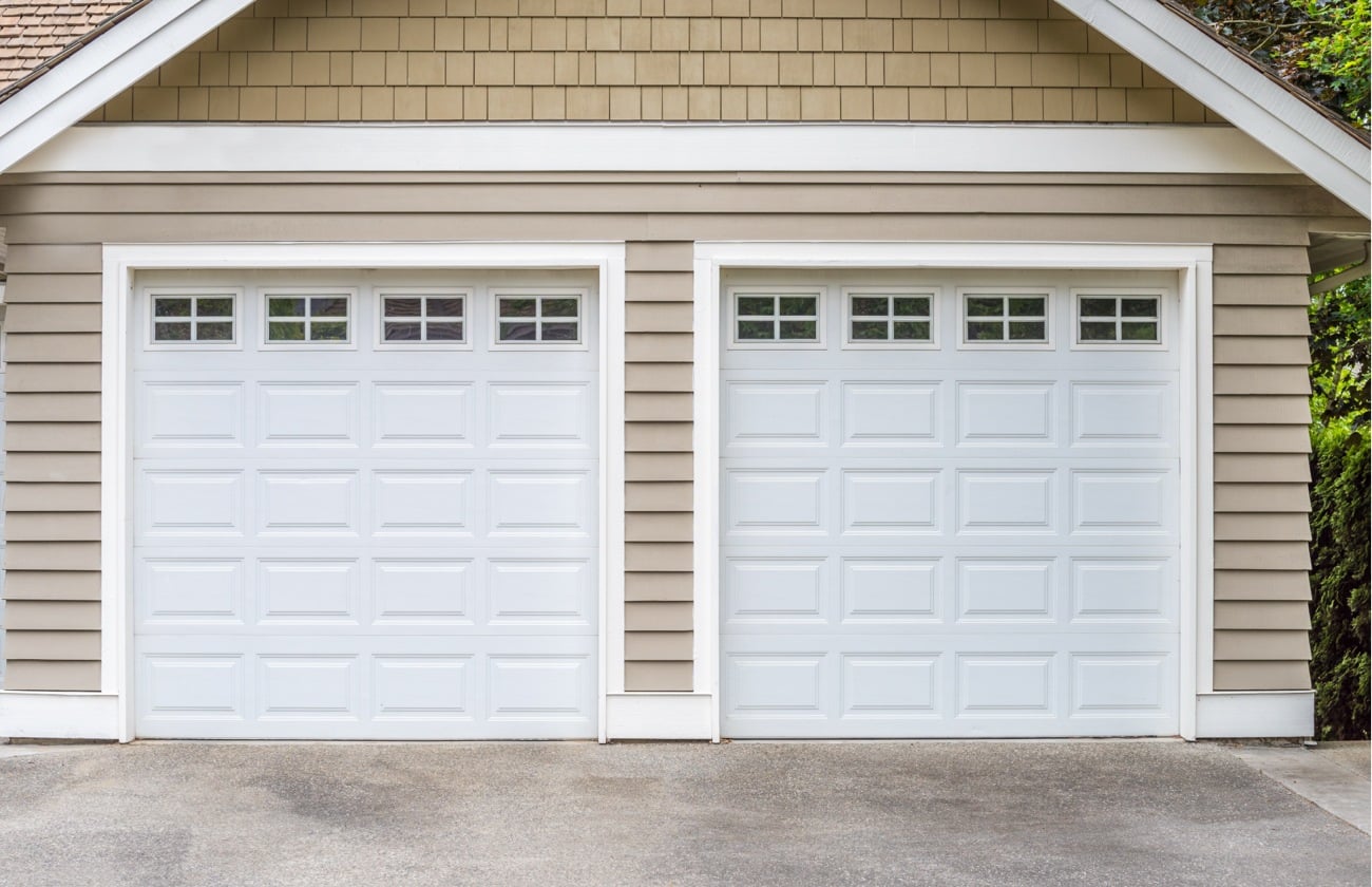 New Double Garage Doors
