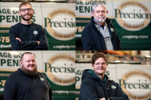 Few Members of the Precision Garage Door Service of Fort Wayne Team