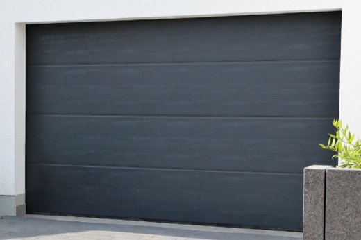 Black Garage Door