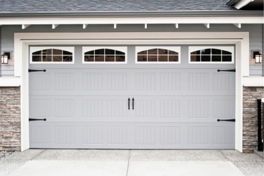 Driveway View of Garage Door