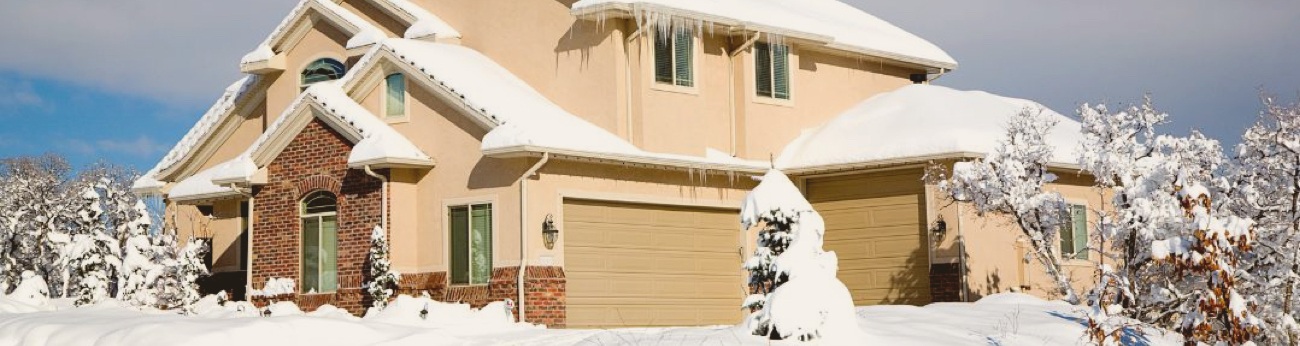 House Covered in Snow