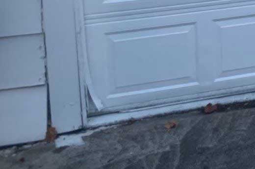 Deteriorated Garage Door